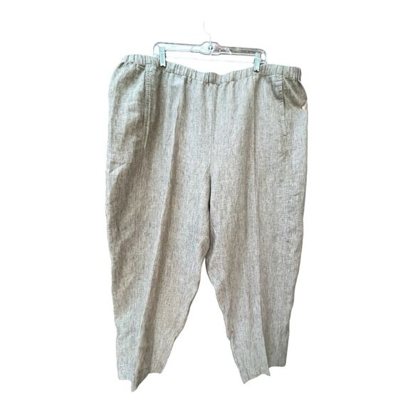 Eileen Fisher Beige Straight Leg Pants. Perfect condition! - Picture 3 of 10